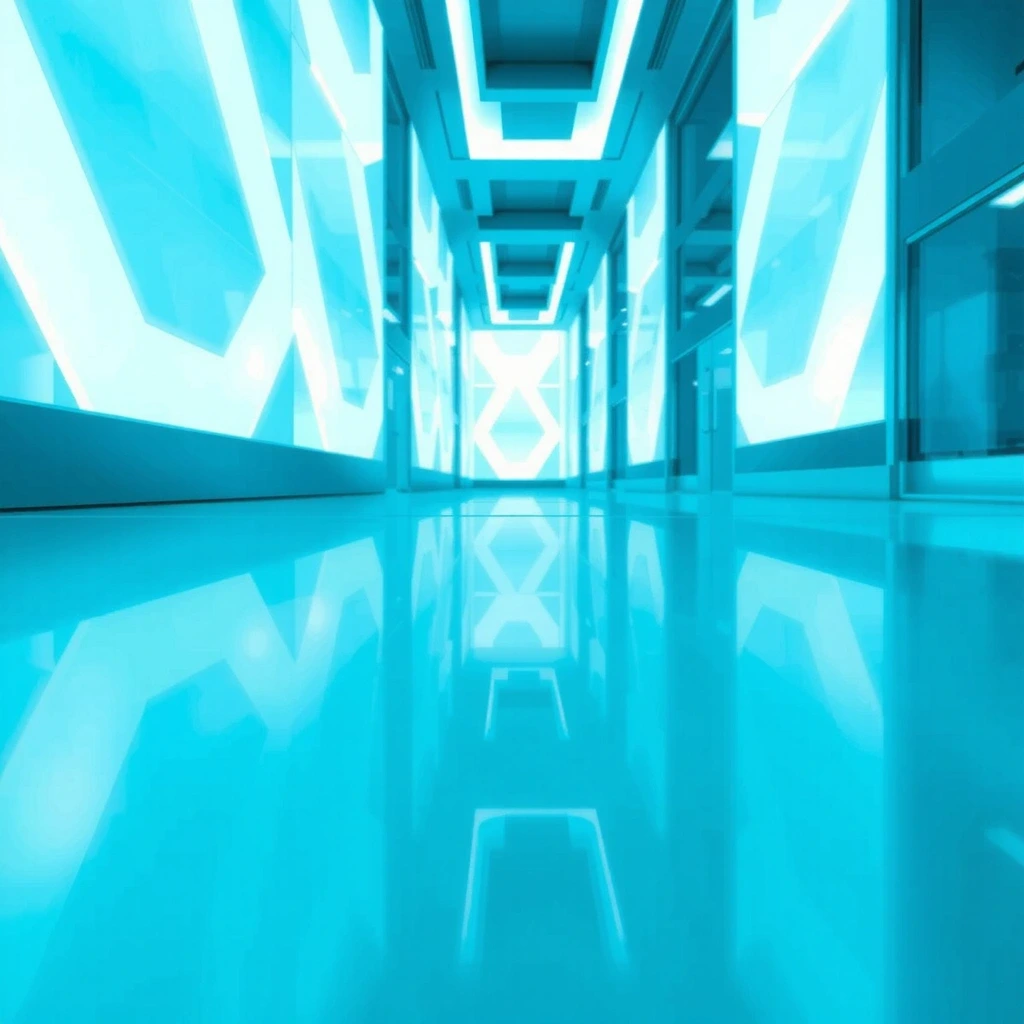 Abstract representation of digital precision