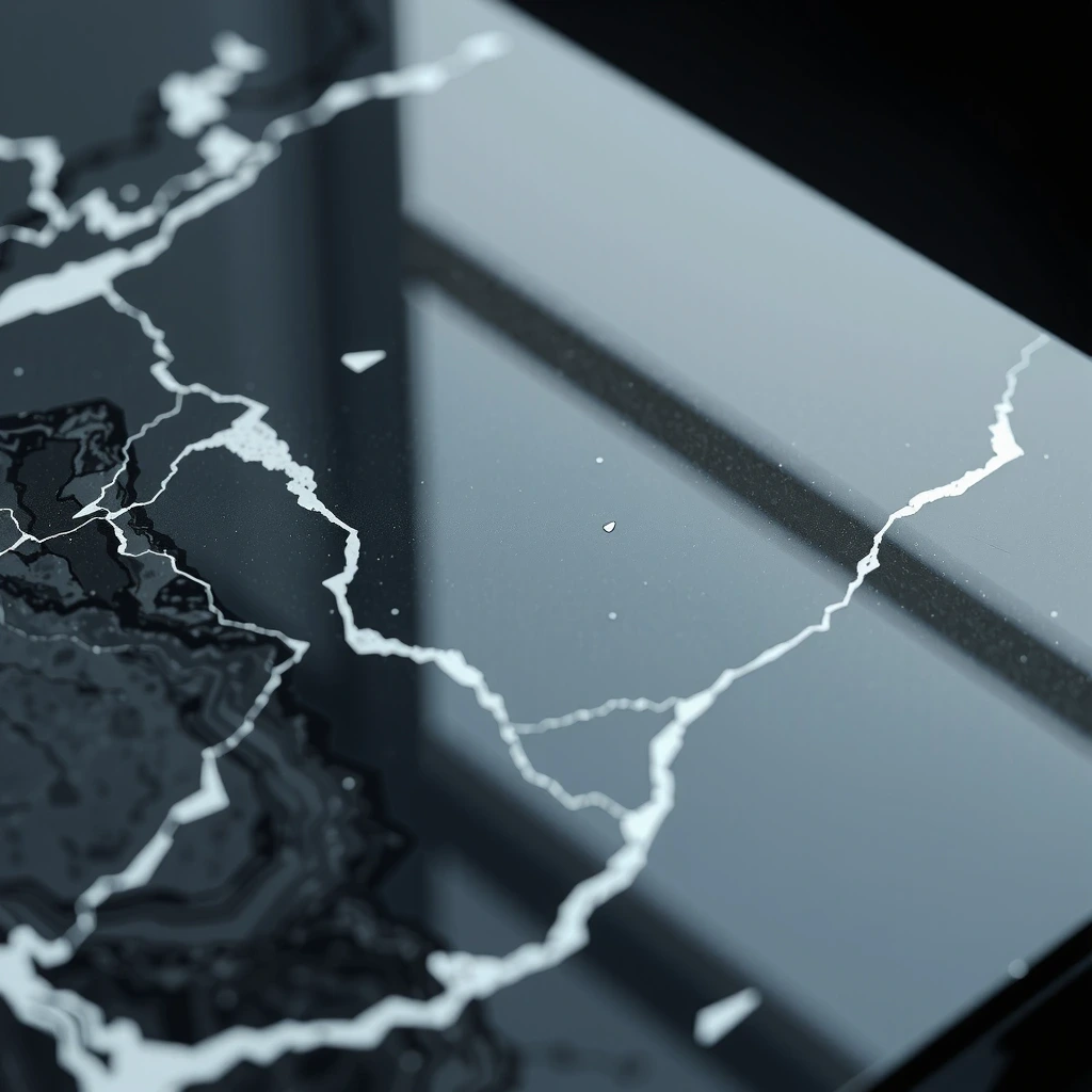 Abstract polished surface texture